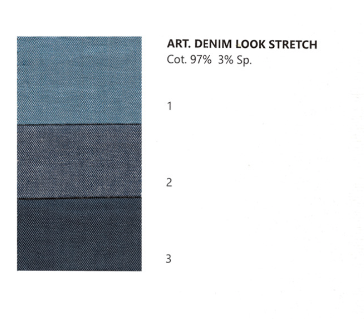 Fabet Uomo - Camicia Denim Look Stretch
