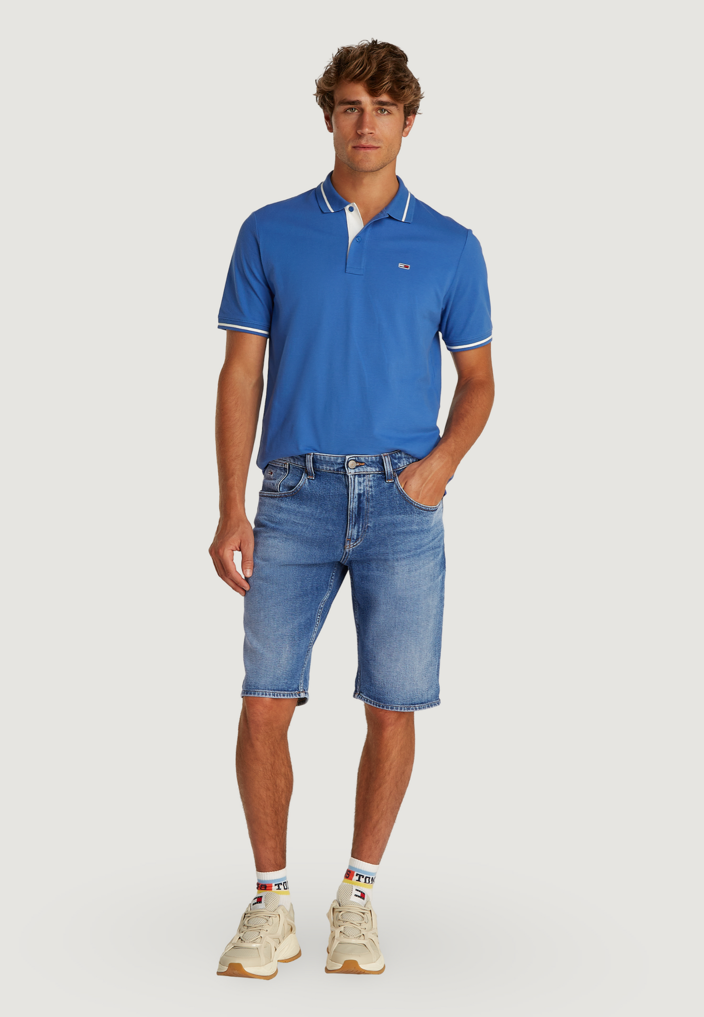 Tommy Hilfiger Jeans - Shorts Ronnie slim fit sbiaditi - DM0DM209611A5