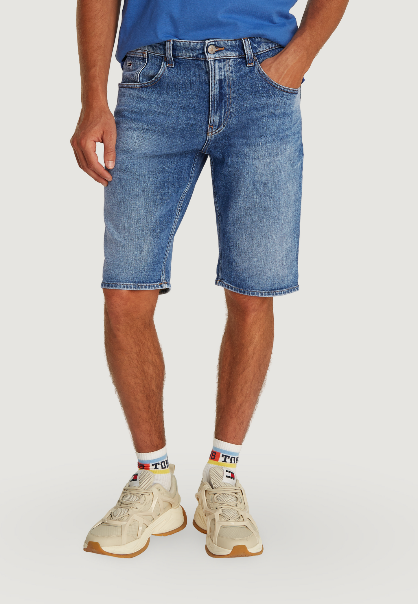 Tommy Hilfiger Jeans - Shorts Ronnie slim fit sbiaditi - DM0DM209611A5