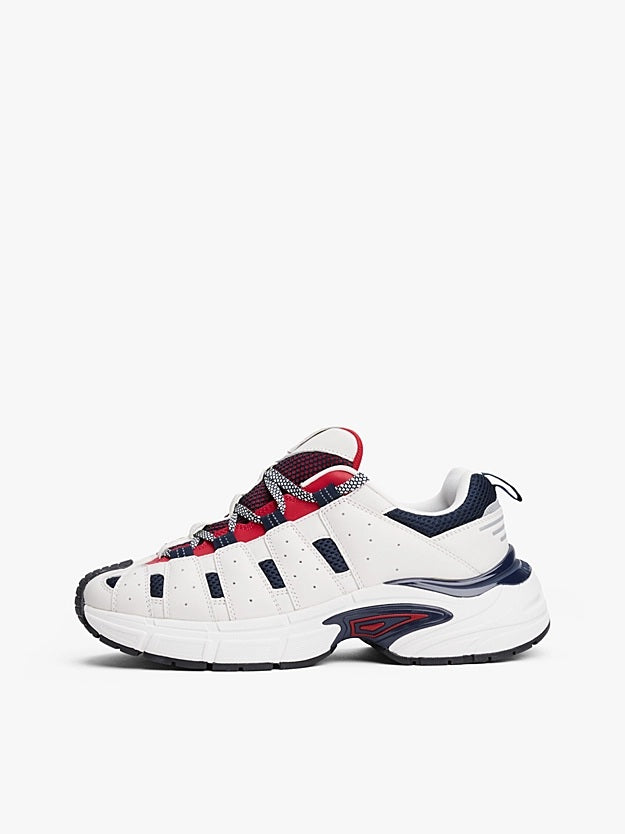 Tommy Hilfiger Jeans - Sneakers Archive con mix di texture - EM0EM015840G1