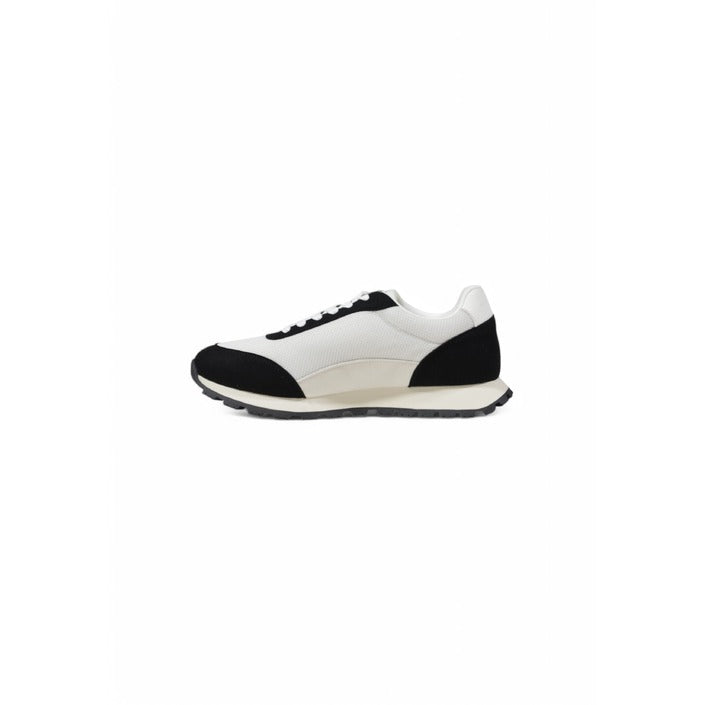Armani Exchange - Eco-suede, mesh and nylon sneakers - XUX263XV942N480