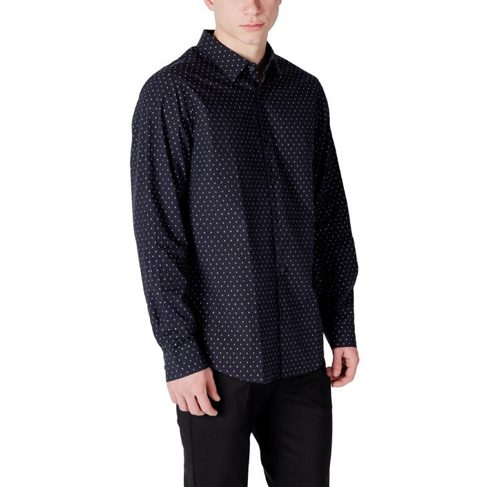 Armani Exchange - Regular fit shirt in jacquard cotton - XM000719AF13206FB064