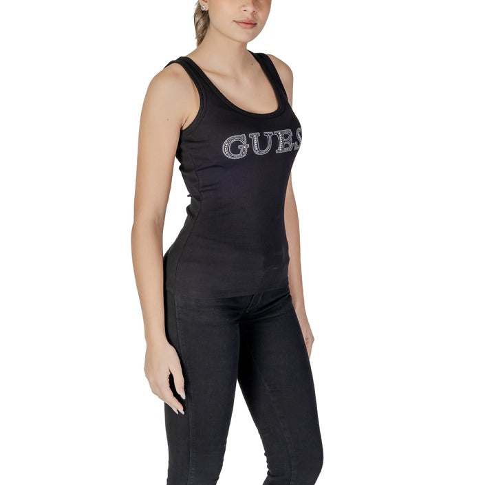 Guess - Canotta stretch con logo - W5GP29KA0H1