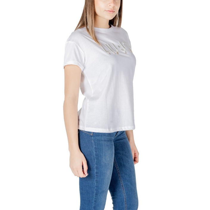 Liu Jo - T-shirt con logo - WA5007JS923M9512 / WA5007JS923M9624