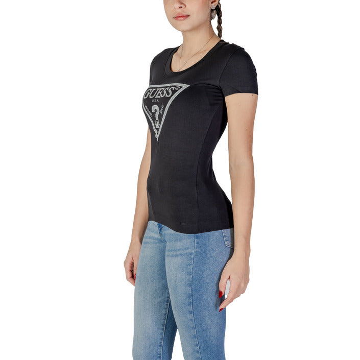 Guess - T-shirt logo triangolo - W5RI11J1314