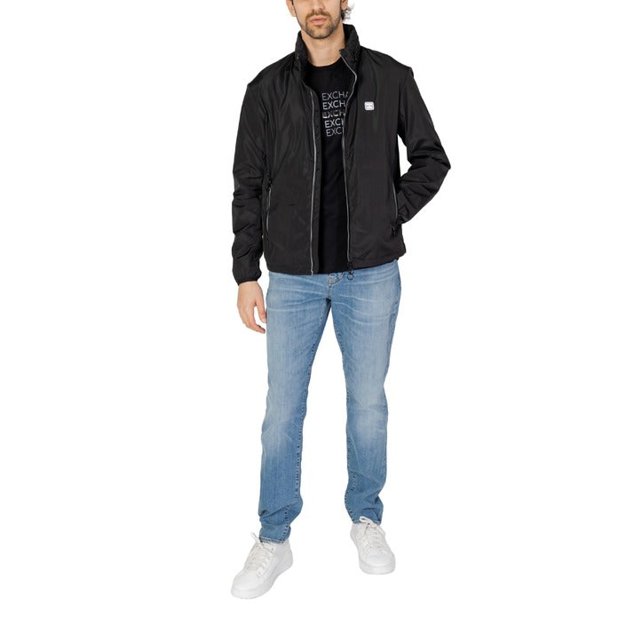 Armani Exchange - Giubbino con piping a contrasto in nylon - 8NZB07ZNWFZ1200