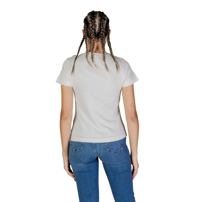 Guess Active - T-shirt logo con strass - V5RI08J1314