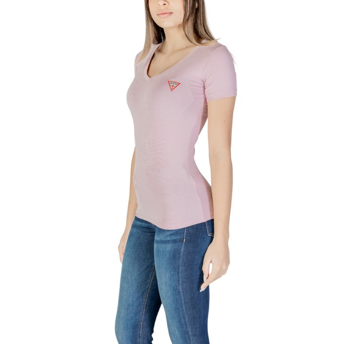 Guess - T-shirt stretch logo Triangolo piccolo - W2YI45J1314