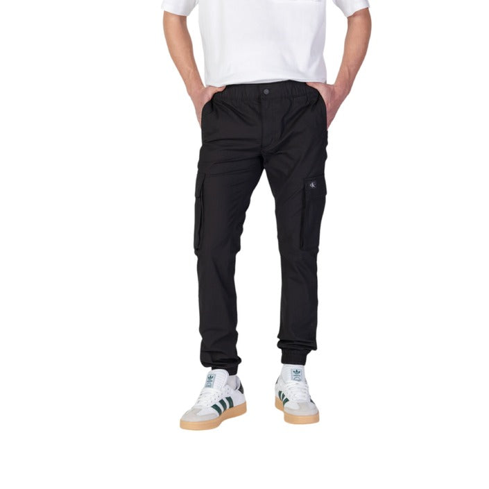 Calvin Klein Jeans - Pantaloni cargo ripstop skinny - J30J327614BEH