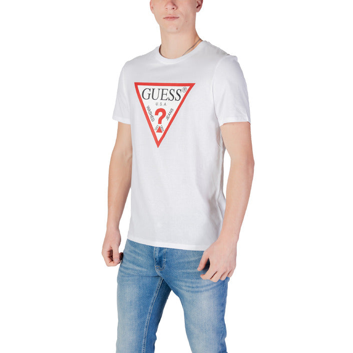 Guess - T-shirt logo triangolo - M2YI71I3Z14