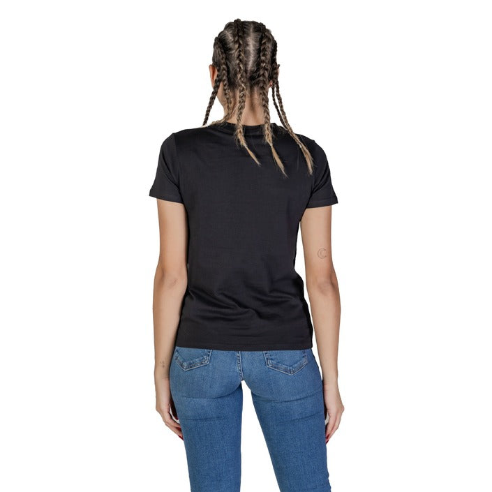 Guess - T-shirt con logo in pizzo - W5RI08K9RM1