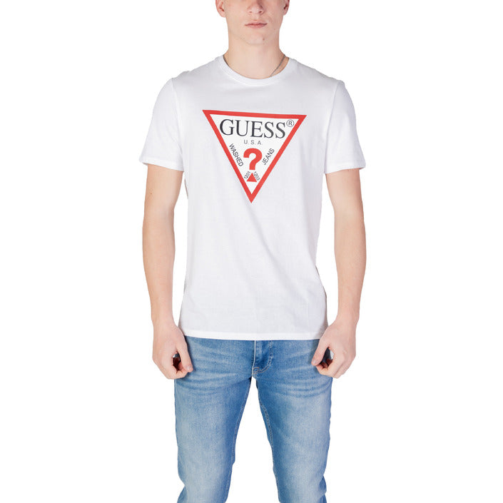 Guess - T-shirt logo triangolo - M2YI71I3Z14
