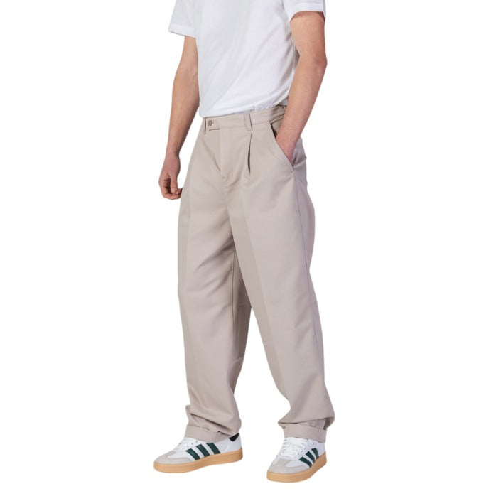 Calvin Klein Jeans - Pantaloni in twill sartoriali taglio relaxed - J30J326927PAN