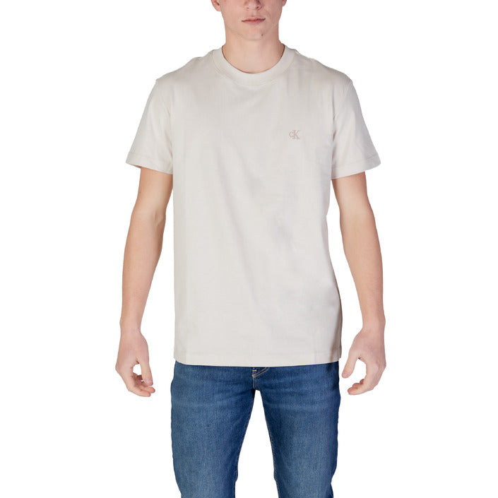 Calvin Klein Jeans - T-shirt con monogramma in jersey pesante - J30J326683PC2 / J30J326683PDH / J30J326683BEH