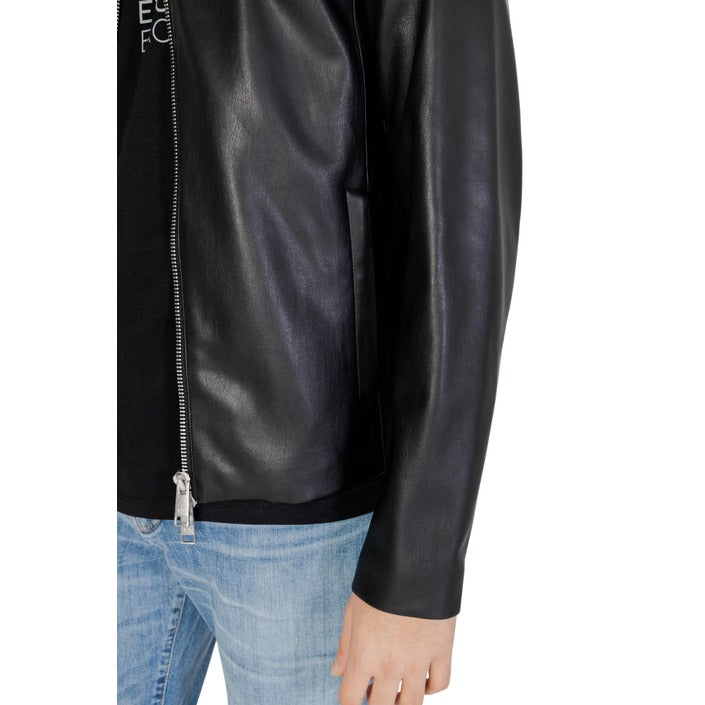 Armani Exchange - Giacca in ecopelle con zip - 8NZB08ZNAAZ1200