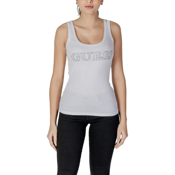 Guess - Canotta stretch con logo - W5GP29KA0H1