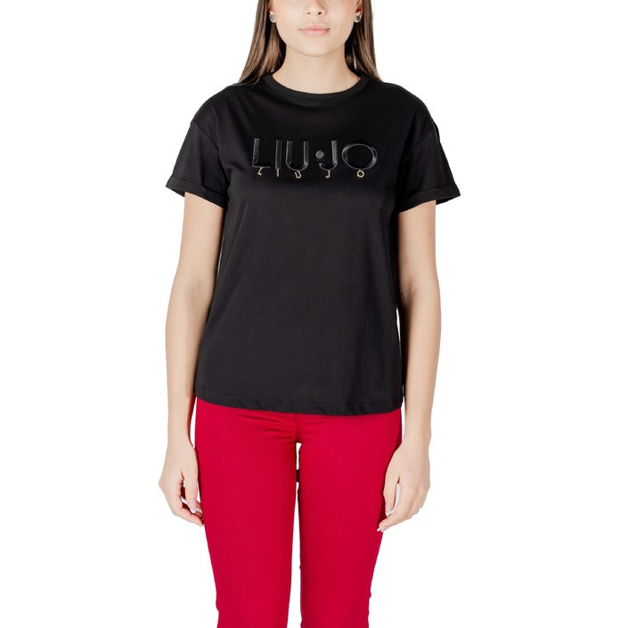 Liu Jo - T-shirt con logo - WA5007JS923M9512 / WA5007JS923M9624