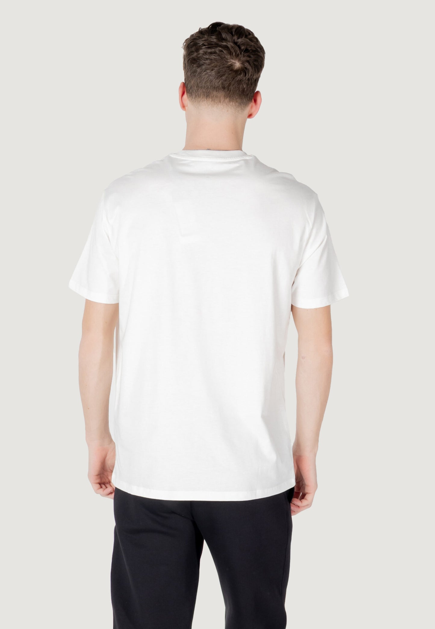 Armani Exchange - T-shirt regular fit in cotone con logo - XM000761AF12308U0009