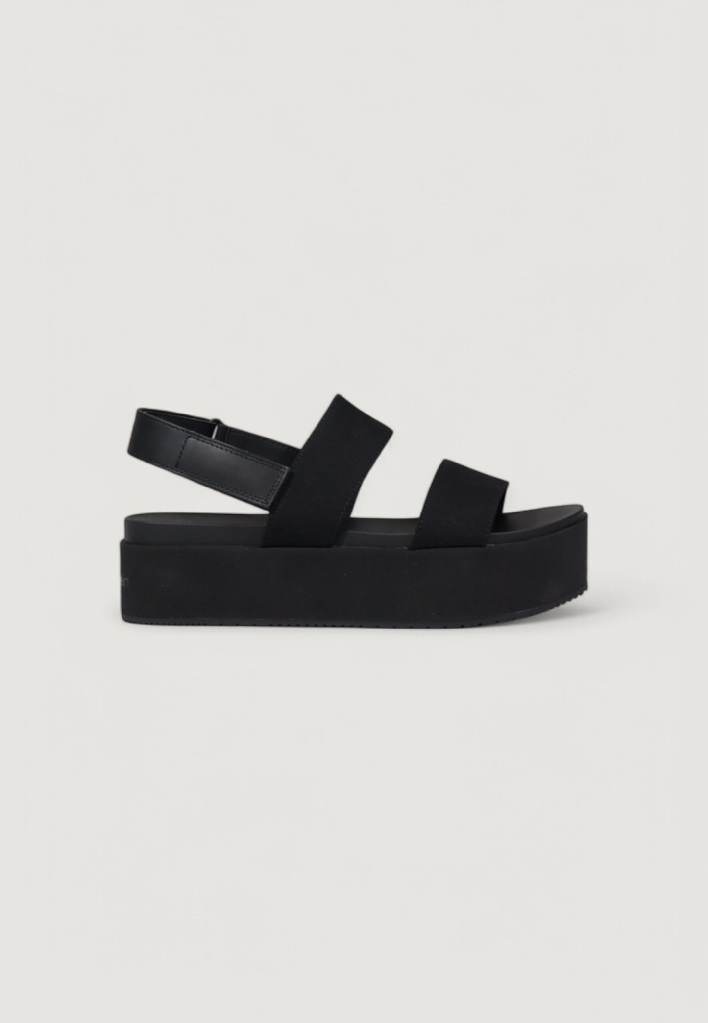 Calvin Klein Jeans - Sandali con zeppa con plateau in tela - YW0YW017880GJ