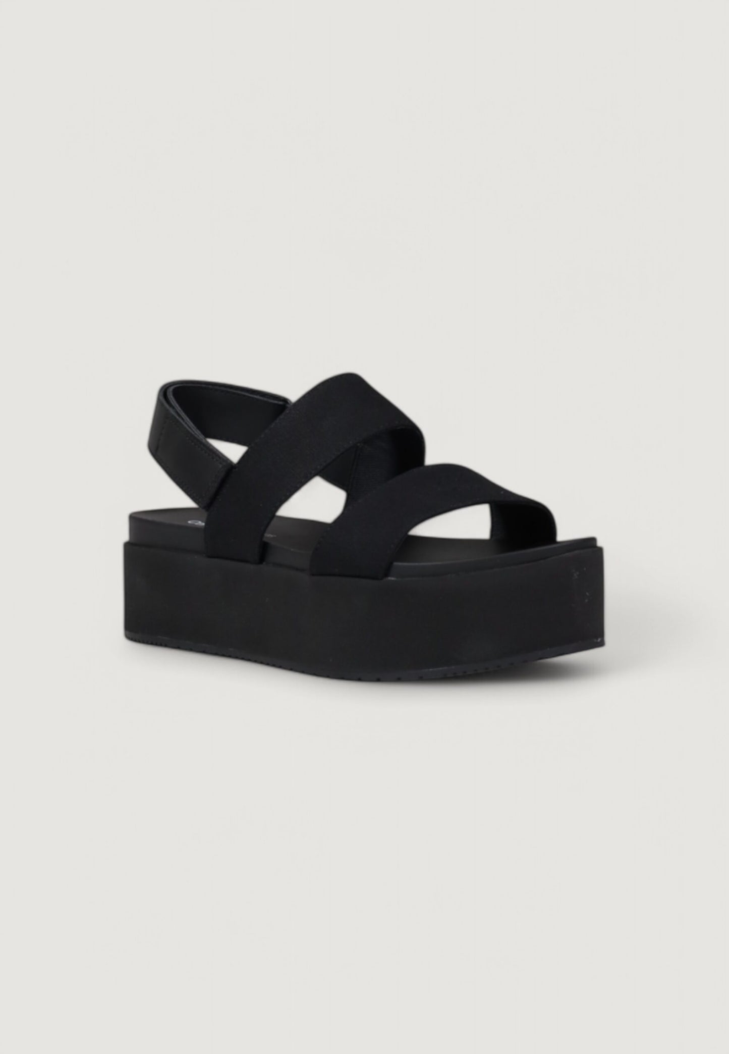 Calvin Klein Jeans - Sandali con zeppa con plateau in tela - YW0YW017880GJ