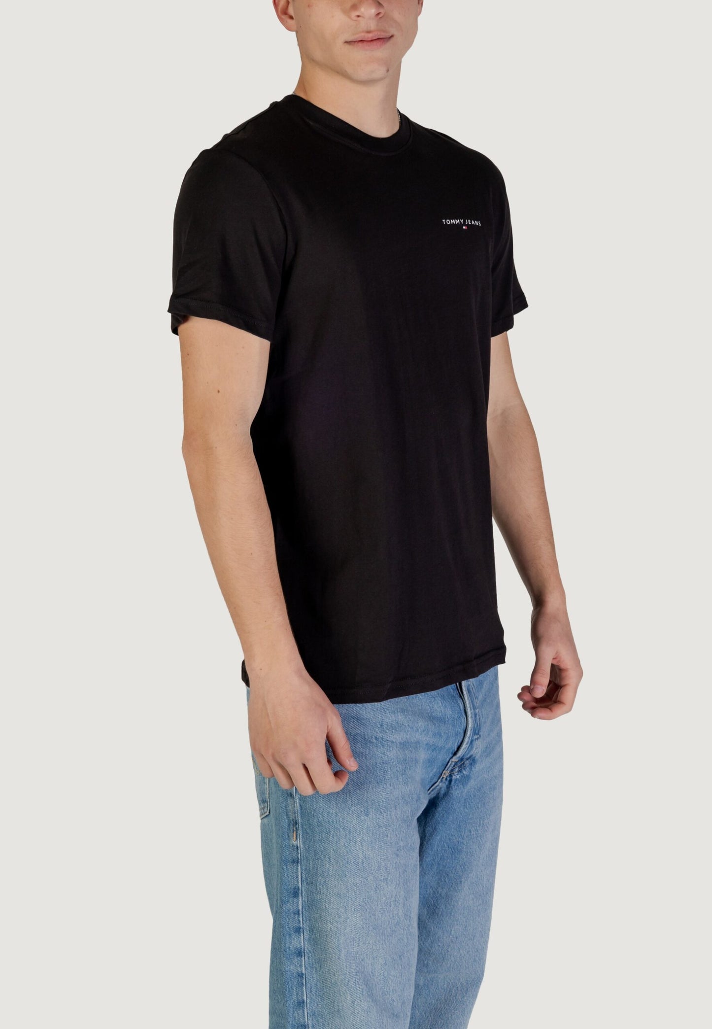 Tommy Hilfiger Jeans - T-shirt slim fit con logo - DM0DM21188BDS