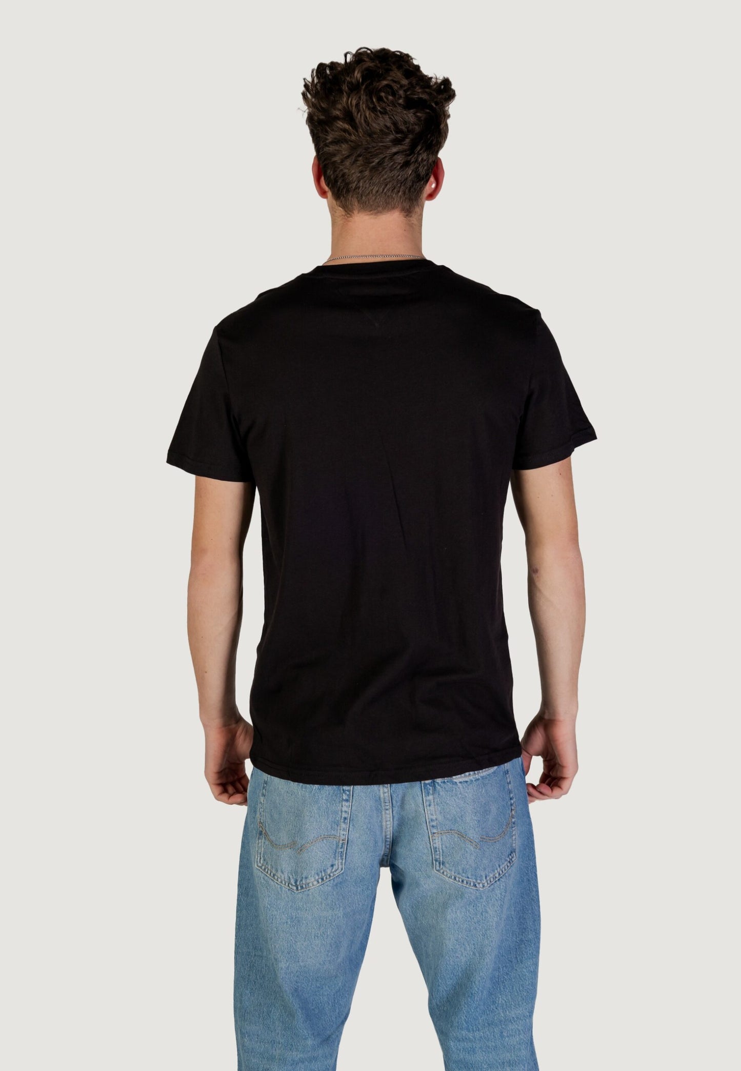 Tommy Hilfiger Jeans - T-shirt slim fit con logo - DM0DM21188BDS