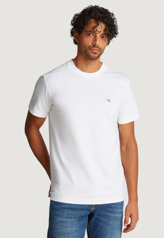 Calvin Klein Jeans - T-shirt in cotone con stemma - J30J327100YAF