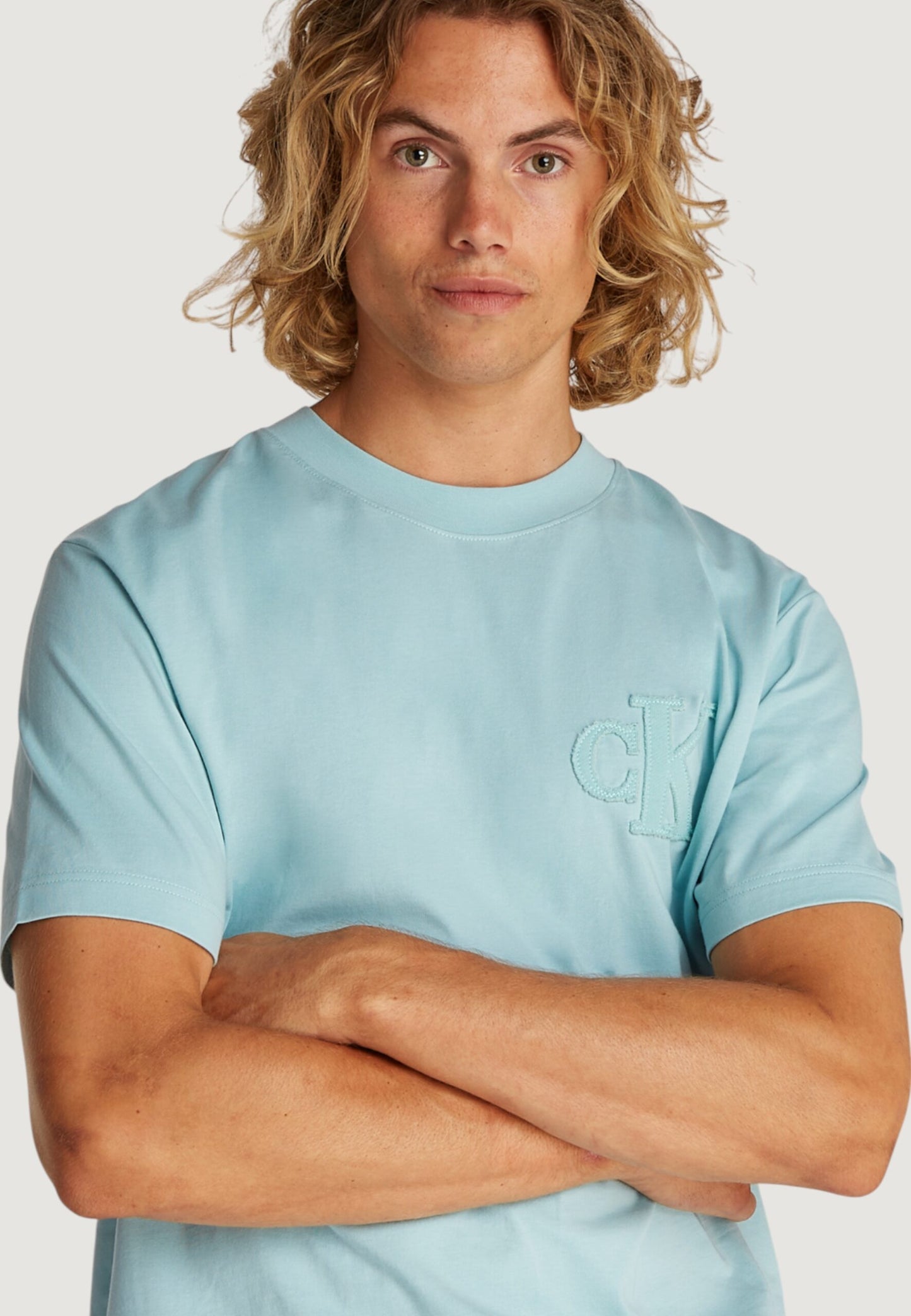 Calvin Klein Jeans - T-shirt con logo applicato - J30J327494MR5 / J30J327494PDV