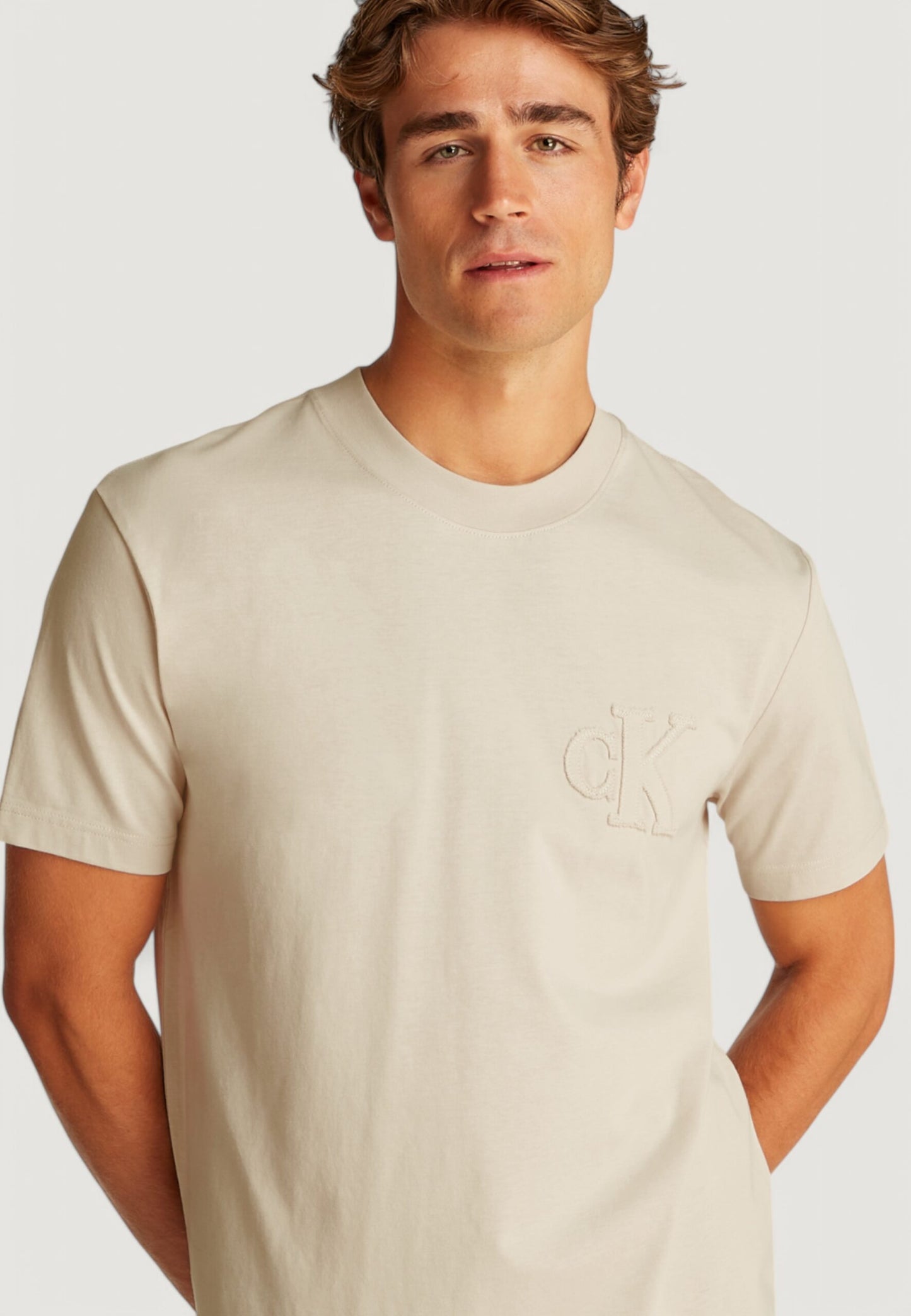 Calvin Klein Jeans - T-shirt con logo applicato - J30J327494MR5 / J30J327494PDV