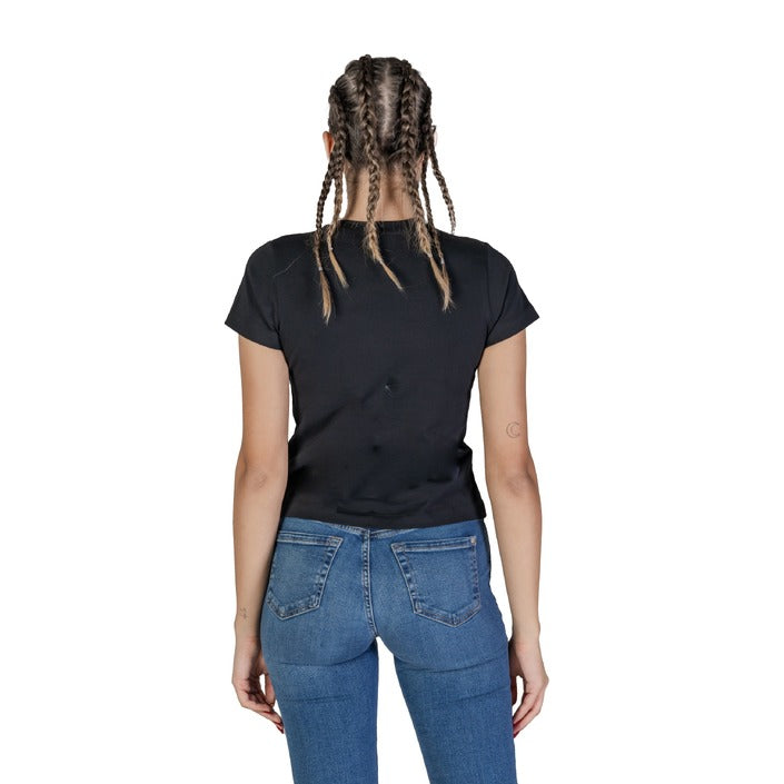 Guess Active - T-shirt stretch logo frontale - V4YI21KCDH1
