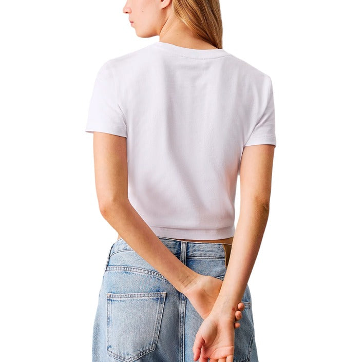 Calvin Klein Jeans - T-shirt con stemma corta slim - J20J225524YAA / J20J225524BEH