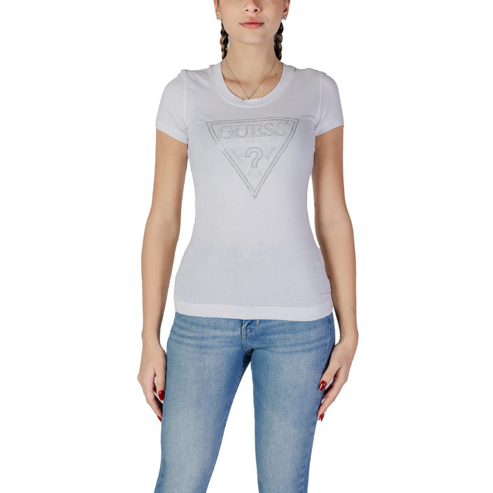 Guess - T-shirt logo triangolo - W5RI11J1314