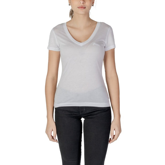 Guess - T-shirt scollo a V - W5GP31KCSX2