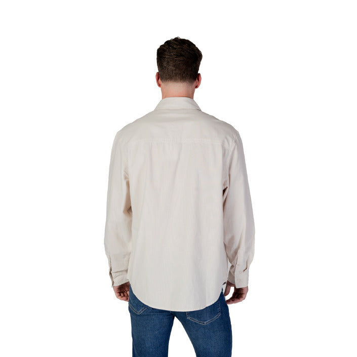 Calvin Klein Jeans - Camicia in chambray di cotone taglio relaxed - J30J326726PDH