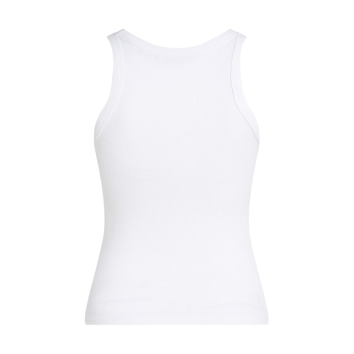 Calvin Klein Jeans - Canotta slim a costine con monogramma - J20J225301YAA / J20J225301BEH / J20J225301CDV / J20J225301LIN