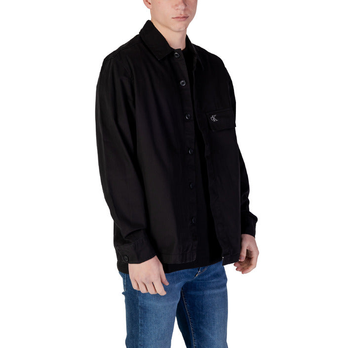 Calvin Klein Jeans - Giacca camicia di cotone taglio relaxed - J30J326724BEH