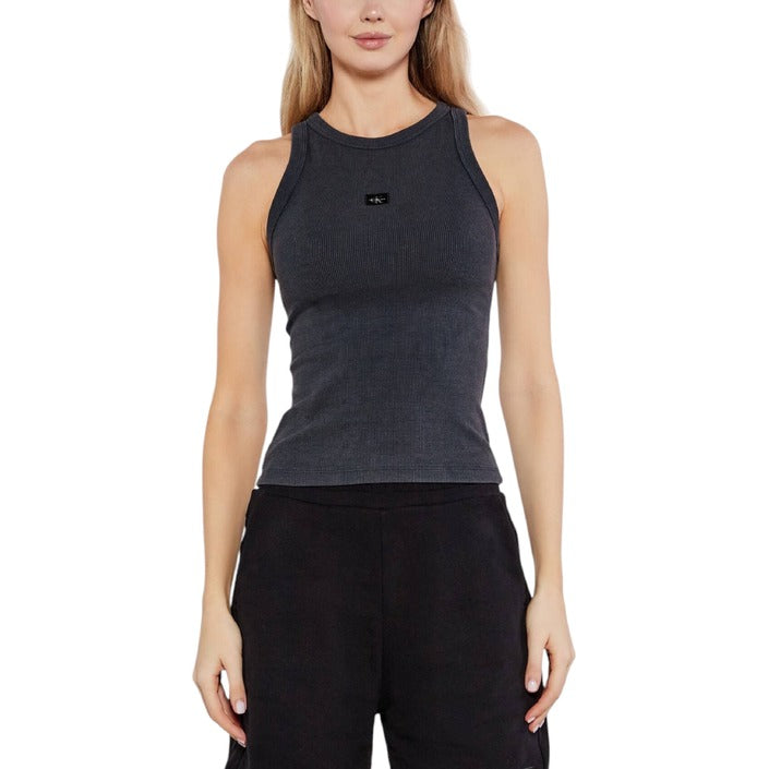 Calvin Klein Jeans - Canotta in cotone a costine slim - J20J225311VFV / J20J225311PT2