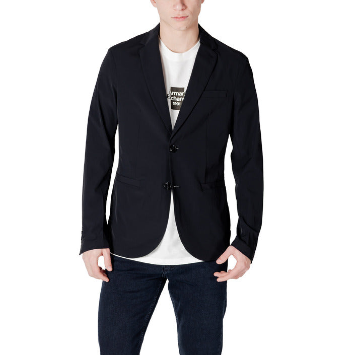 Armani Exchange - Giacca monopetto in twill ultra stretch - 8NZG49ZNYZZ1583 / 8NZG49ZNYZZ1200