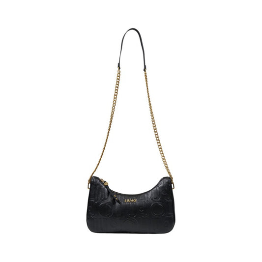 Liu Jo - Borsa a spalla nera con logo - AA5056E053822222T