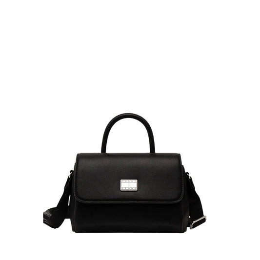 Tommy Hilfiger - Borsa a tracolla con patta e manico - AW0AW17296BDS / AW0AW17296YBH
