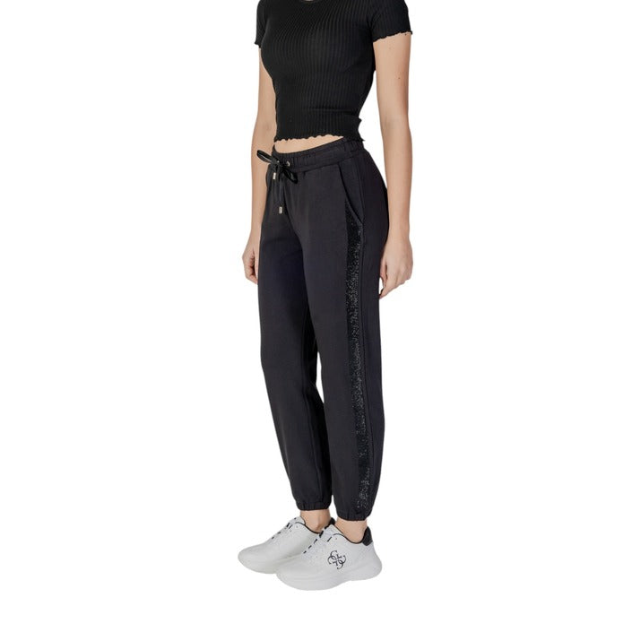 Liu Jo - Pantaloni in felpa neri - TA5051FS00022222