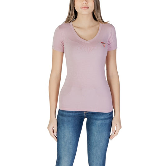 Guess - T-shirt stretch logo Triangolo piccolo - W2YI45J1314