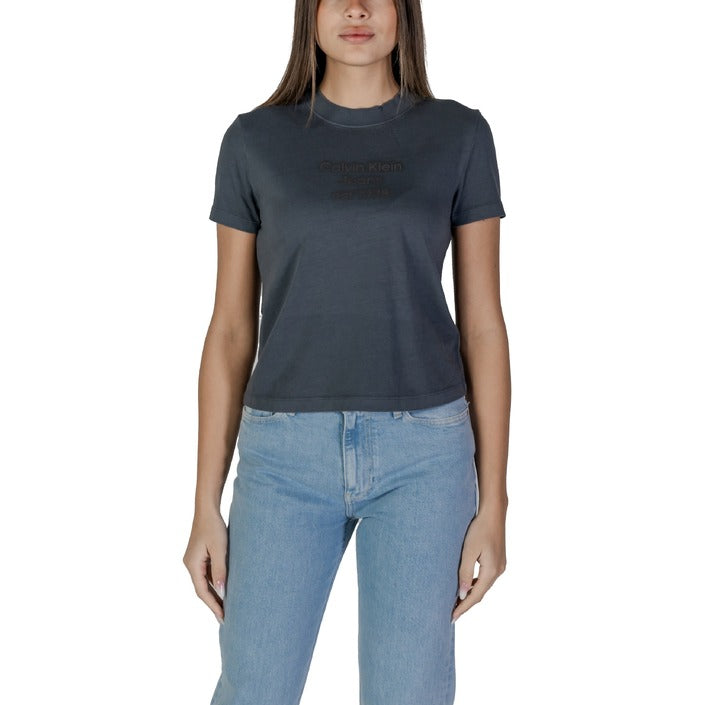 Calvin Klein Jeans - T-shirt con logo lavata slim - J20J224988PT2