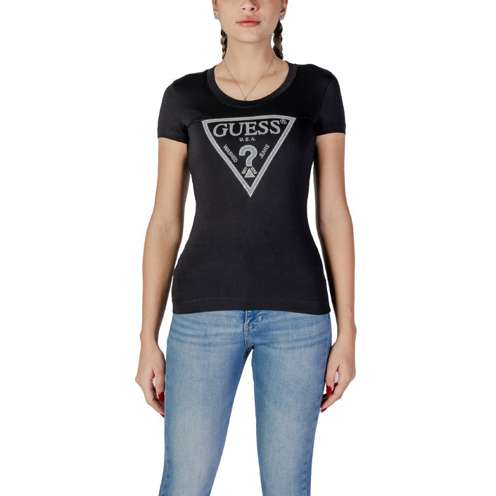 Guess - T-shirt logo triangolo - W5RI11J1314