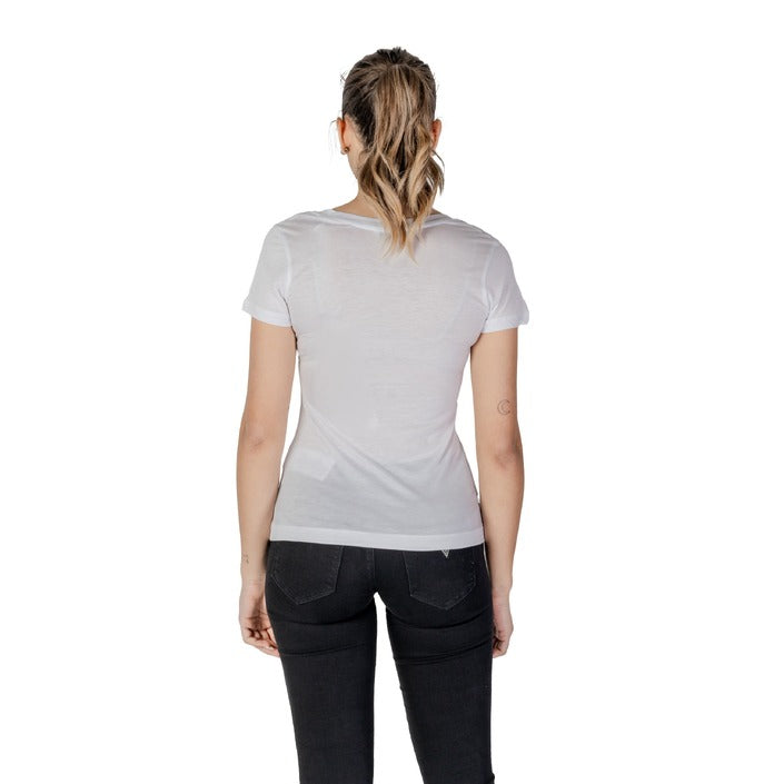 Guess - T-shirt scollo a V - W5GP31KCSX2