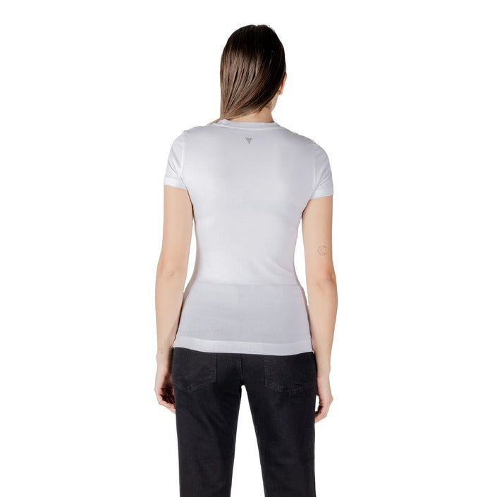 Guess - T-shirt vestibilità slim logo triangolo - W5GI07J1314