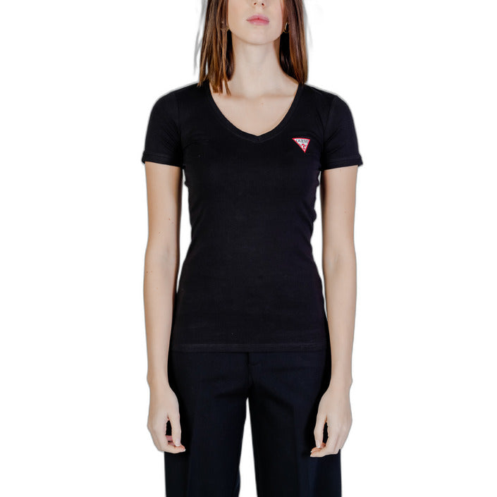 Guess - T-shirt stretch logo Triangolo piccolo - W2YI45J1314