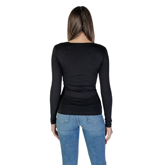 Guess - T-shirt logo triangolo con strass - W5RI65J1314