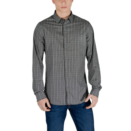 Armani Exchange - Camicia slim fit in cotone stretch - XM000625AF13184FC012