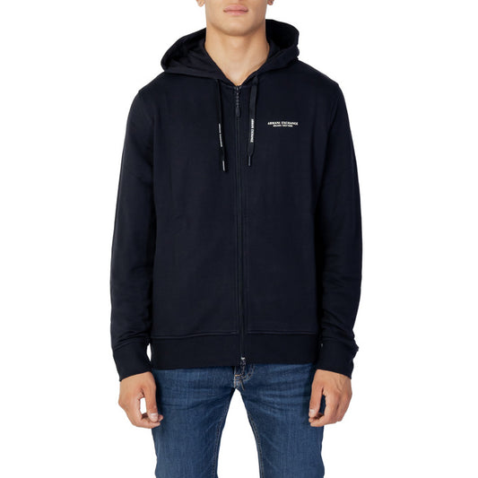Armani Exchange - Felpa con cappuccio in cotone french terry con logo - 8NZM95ZJKRZ1510 / 8NZM95ZJKRZ1200